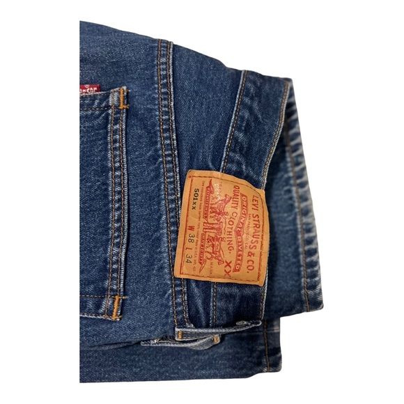 Vintage Levi jeans 501XX 38x34 - Picture 2 of 3